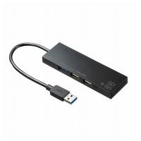 サンワサプライ USB3.1+2.0コンボハブ カードリーダー付き ブラック USB-3HC316BKN 代引不可 | リコメン堂生活館