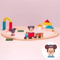 KIDEA KIDEA TRAIN&amp;RAIL ミッキーマウス つみき ディズニー キディア つみきセット おもちゃ ベビー キッズ ギフト プレゼント | リコメン堂生活館