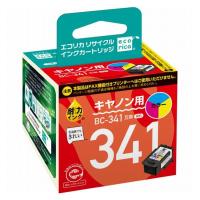 BC-341互換 エコリカ リサイクルインク CANON カラー3色一体型染料インク シアン マゼンタ イエロー 1個 残量検知非対応 ECI-C341C-V 代引不可 | リコメン堂生活館