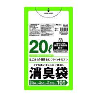 消臭袋20L緑半透明10枚 AS25 代引不可 | リコメン堂生活館