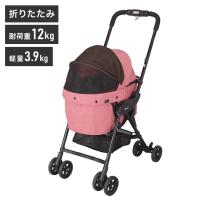 コンビ ミリミリライト シャンパンローズ milimili lite キャリーバッグ キャリーカート ペットバギー ペットカート compet combi 犬用品 犬 | リコメン堂生活館