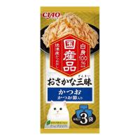 8個セット CIAO おさかな三昧 かつお かつお節入り 60g×3袋 x8 | リコメン堂生活館