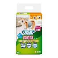 ユニチャーム マナーウェア 長時間オムツ 男の子用 Lサイズ 36枚x1 中型犬用 犬用おむつ マナーおむつ ペット用 | リコメン堂生活館