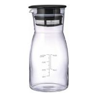 HARIO ビネガーズ ドリンクピッチャー 700ml ブラック VDPI-700-B お酢用ピッチャー 調理容器 耐熱ガラス ピクルス マリネ | リコメン堂生活館