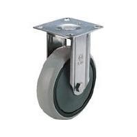 ユーエイ ステンレスキャスター固定車 200径ナイロンホイルウレタン車輪 SUS-GUK-200 キャスター・プレート式ウレタン車 | リコメン堂生活館