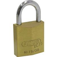 ＡＢＵＳ 真鍮南京錠 ＥＣ75−40 ディンプルシリンダー バラ番 EC75-40-KD 建築金物・工場用間仕切り・鍵 | リコメン堂生活館