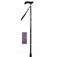 ウェルファン 夢ライフステッキ スリムネック折畳スリムタイプ 柄 リーフネイビー 代引不可 | リコメン堂生活館