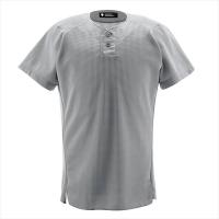 デサント DESCENTE ユニフォームシャツ ハーフボタンシャツ DB1012 カラー シルバー サイズ S | リコメン堂生活館