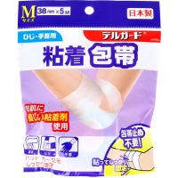 阿蘇製薬 デルガード粘着包帯 M 38mm×5m | リコメン堂スポーツ館