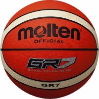 モルテン Molten ゴムバスケットボール7号球 GR7 オレンジ×アイボリー BGR7OI | リコメン堂スポーツ館