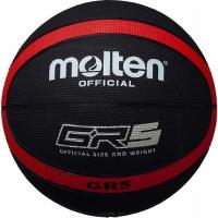 モルテン Molten バスケットボールトボール5号球 GR5 ブラック×レッド BGR5KR | リコメン堂スポーツ館