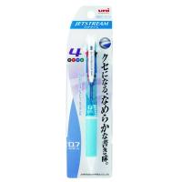 三菱鉛筆uni ジェットストリーム ボールペン 水色軸 4色 0.7mm SXE4-500-07 2本（直送品） | LOHACO by アスクル(直送品グループ1)