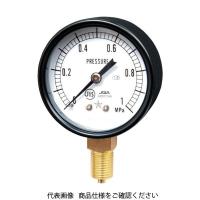 右下精器製造 右下 一般圧力計(A枠立型・φ60) 圧力レンジ0~1.60MPa G211-111-M-1.6MP 1個 325-9421（直送品） | LOHACO by アスクル(直送品グループ1)