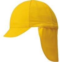 フラップ付き体操帽子（取り外しタイプ） S イエロー 101215 1セット(2入) フットマーク（直送品） | LOHACO by アスクル(直送品グループ1)