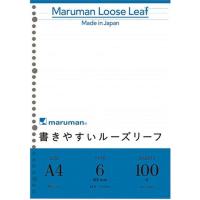 マルマン ルーズリーフ L1101H A4 6mm罫　1冊（直送品） | LOHACO by アスクル(直送品グループ1)