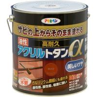 アサヒペン AP 油性高耐久アクリルトタンα 3KG 赤さび 9018267（直送品） | LOHACO by アスクル(直送品グループ1)