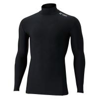 Yonex(ヨネックス) トレーニング ウェア ユニセックス ハイネック長袖シャツ S ブラック（００７） STBF1015 1枚（直送品） | LOHACO by アスクル(直送品グループ1)