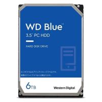 ウエスタンデジタル WD Blue 3.5インチ内蔵HDD 6TB SATA 6Gb/s 5400rpm 256MB WD60EZAX 1個（直送品） | LOHACO by アスクル(直送品グループ1)