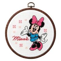 オリムパス製絲 ディズニーフープ/刺しゅうキット ミニーマウス 7320 OLY-K7320 1セット(3個)（直送品） | LOHACO by アスクル(直送品グループ1)