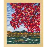 オリムパス製絲 ししゅうキット「紅葉の嵐山」 No.7388 OLY-K7388 3個（直送品） | LOHACO by アスクル(直送品グループ1)