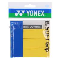 Yonex（ヨネックス) テニス グリップテープ ウエットスーパーソフトグリップ AC1363 イエロー(004) 5個（直送品） | LOHACO by アスクル(直送品グループ1)