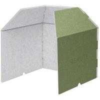 【軒先渡し】リス REMUTE デスクブース 幅685×奥行685×高さ705mm グリーン GTEC144 1台（直送品） | LOHACO by アスクル(直送品グループ1)