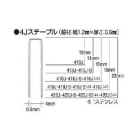 マックス MAX タッカ用ステープル 肩幅4mm 長さ16mm 5000本入り 416J 1箱(5000本) 451-6681（直送品） | LOHACO by アスクル(直送品グループ1)