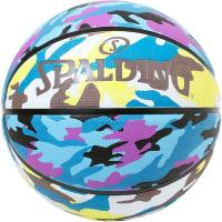 SPALDING（スポルディング） バスケットボール マルチカモ ブルー×ブラウン 7号球 84500J 2球（直送品） | LOHACO by アスクル(直送品グループ1)