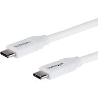 USB 2.0 Type-C ケーブル　4m　5A PD対応　USB2C5C4MW　1個　StarTech.com（直送品） | LOHACO by アスクル(直送品グループ1)