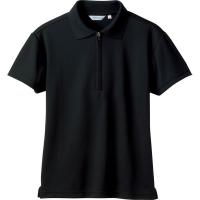 住商モンブラン MONTBLANC（モンブラン） ポロシャツ 兼用 半袖 袖ネット付 黒 4L 2-572 1枚（直送品） | LOHACO by アスクル(直送品グループ1)