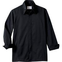住商モンブラン MONTBLANC（モンブラン） コックコート 兼用 長袖 黒 3L 6-1023 1枚（直送品） | LOHACO by アスクル(直送品グループ1)