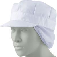 住商モンブラン MONTBLANC（モンブラン） 八角帽子たれ付 兼用 白 フリー 9-809 1枚（直送品） | LOHACO by アスクル(直送品グループ1)