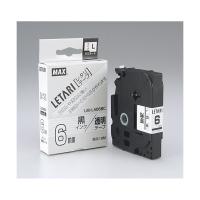 マックス 文字テープ 透明に黒文字 6mm LM-L506BC（直送品） | LOHACO by アスクル(直送品グループ1)