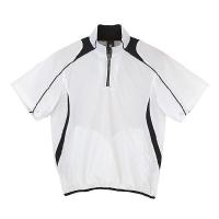 DESCENTE(デサント) 野球＆ソフトボール T シャツ プルオーバーコート O ホワイト STD465 1セット(1枚入)（直送品） | LOHACO by アスクル(直送品グループ1)