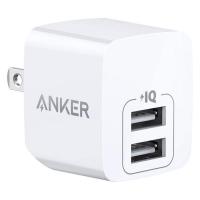 Anker  PowerPort mini(12W 2ポート USBフルスピード充電器) A2620123（直送品） | LOHACO by アスクル(直送品グループ1)