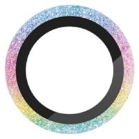 iPhone 16e カメラフィルム ガラス グリッター 高透明 レインボー PM-A25SFLLG2RAG エレコム 1個（直送品） | LOHACO by アスクル(直送品グループ1)