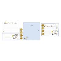 日本ホールマーク レターセット スヌーピー LFブルー 830861 1セット(6冊)（直送品） | LOHACO by アスクル(直送品グループ1)