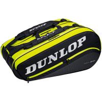 DUNLOP(ダンロップ) テニス ラケットバッグ ラケット12本収納可 ブラックイエロー DTC2280 1個（直送品） | LOHACO by アスクル(直送品グループ1)