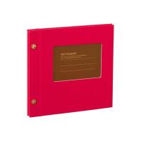 セキセイ ライトフリーアルバム　フレーム（レッド） 2冊セット XP-5308-20 １セット（２冊入り）（直送品） | LOHACO by アスクル(直送品グループ2)