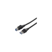 バッファロー ユニバーサルコネクター ケーブル A to B ブラック 3.0m USB3.0 BSUABU330BK 1台（直送品） | LOHACO by アスクル(直送品グループ2)