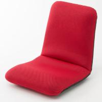 セルタン　座椅子　和楽チェア　Mサイズ　幅430×奥行510〜850×高さ110〜470mm　メッシュレッド　（直送品） | LOHACO by アスクル(直送品グループ2)
