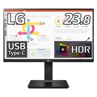 液晶ディスプレイ　２３．８型／２５６０×１４４０／ＨＤＭＩ、ＤｉｓｐｌａｙＰｏｒｔ、ＵＳＢ　ＴｙｐｅーＣ／ブラック／スピーカー：なし（直送品） | LOHACO by アスクル(直送品グループ3)