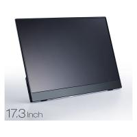 ユニーク 液晶ディスプレイ　１７．３型／１９２０×１０８０／ＨＤＭＩ、ＵＳＢ　ＴｙｐｅーＣ／ブラック／スピーカー：あり（直送品） | LOHACO by アスクル(直送品グループ3)