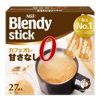 【スティックコーヒー】味の素AGF　ブレンディスティック　カフェオレ 甘さなし　1箱（27本入） | LOHACO by アスクル