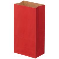 シモジマ／HEIKO カラー角底袋 赤 6号 幅150×高さ280×マチ幅90ｍｍ 1袋（100枚入） | LOHACO by アスクル