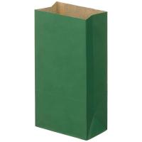 シモジマ／HEIKO カラー角底袋 緑 4号 幅130×高さ235×マチ幅80ｍｍ  1袋（100枚入） | LOHACO by アスクル