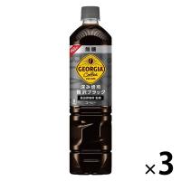 【コーヒー】　コカ・コーラ ジョージア 深み焙煎贅沢ブラック 無糖 950ml　1セット（3本） | LOHACO by アスクル