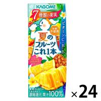 カゴメ 夏のフルーツこれ一本 パイン＆シトラスレモンブレンド 200ml 1箱（24本入） | LOHACO by アスクル