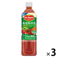 デルモンテ 食塩無添加野菜ジュース 900g  1セット（3本）【野菜ジュース】 | LOHACO by アスクル