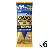 プロテイン ザバス(SAVAS) ホエイプロテイン100 バニラ トライアルタイプ 1セット（6袋） 明治 | LOHACO by アスクル